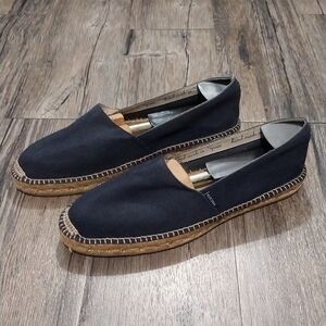 Viscata Barcelona Sitges Espadrille Mens 11 Navy Blue Canvas Slip On Summer Shoe